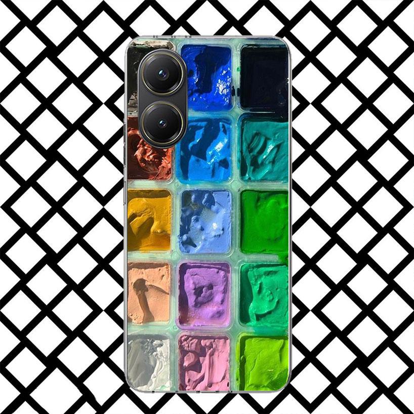 

Watercolors Set Paint Palette Painting Phone Case for Xiaomi Poco F7 Ultra X7 X6 X5 Pro X4 Gt M8 M7 Redmi 15 15C 13 13C 12 12C S Xiaomi Poco M7 Pro