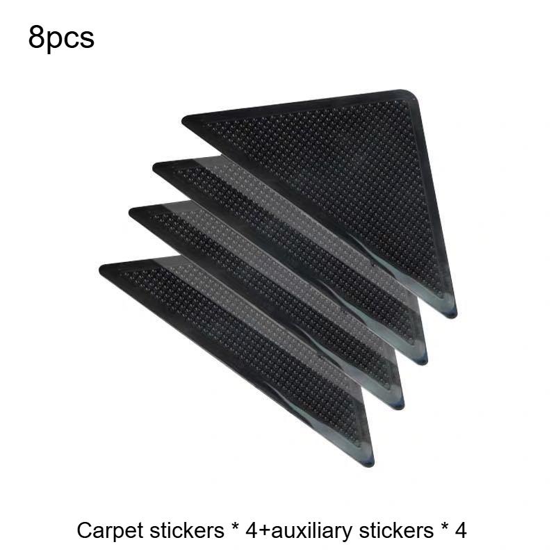 8/16pcs, Reusable Non-Slip Carpet Adhesive Pads, Washable, Suitable for Hardwood Floors, Carpet Corners and Sides, Home Safety
