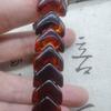 V-Shaped & L-Shaped Amber Acrylic Silk Bracelets - High-End Influencer Accessories