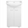 Tim Standing Bathroom Cabinet with Washbasin , Monumental Oak