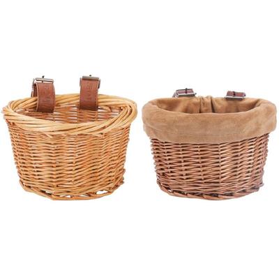Paniers de vélo vintage en rotin pour enfants Panier pour vélo d'équilibre Panier de vélo