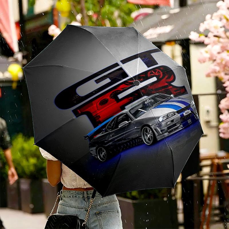 Skyline GT Print Umbrella Automatic Opening/ Closing - Portable Foldable Design - Daily use for Travel/Outdoor - Gift for Birthday