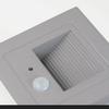 Outdoor LED Motion Sensor Step Light, Waterproof Recessed Aluminum Plinth Light