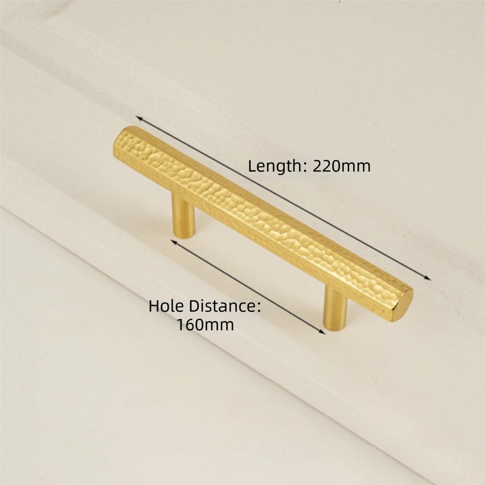 Solid Brass Material Cabinet Handles Long Handle Wardrobe Handles Wardrobe Door