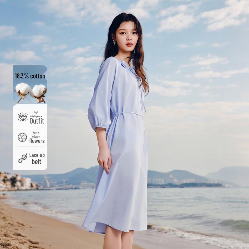 Women s H-Line Split Raglan Midi Dress L