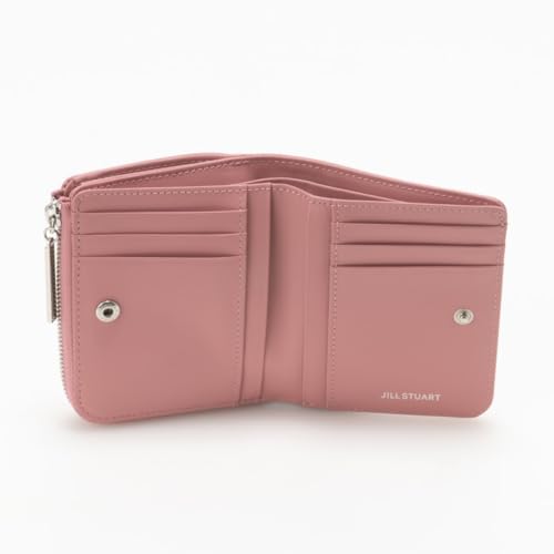 JILL STUART Women's Melty L-Shaped Zipper Wallet, Vivid Plate, Slim Fit, Pink (JSLW4BS2)