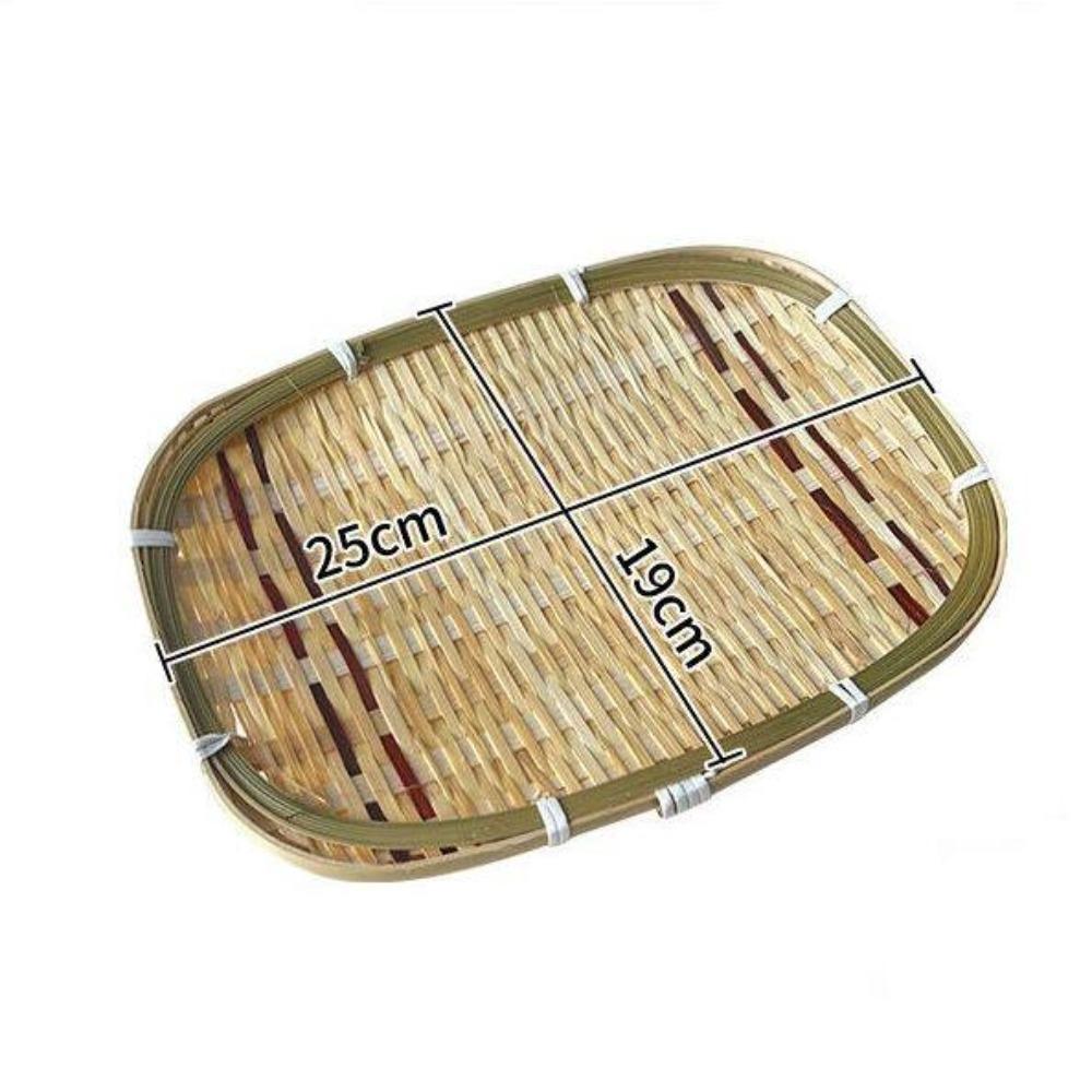 Vegetable Food Storage Basket Bread Round Snack Basket Rustic Woven Basket  for Fruit Vegetables