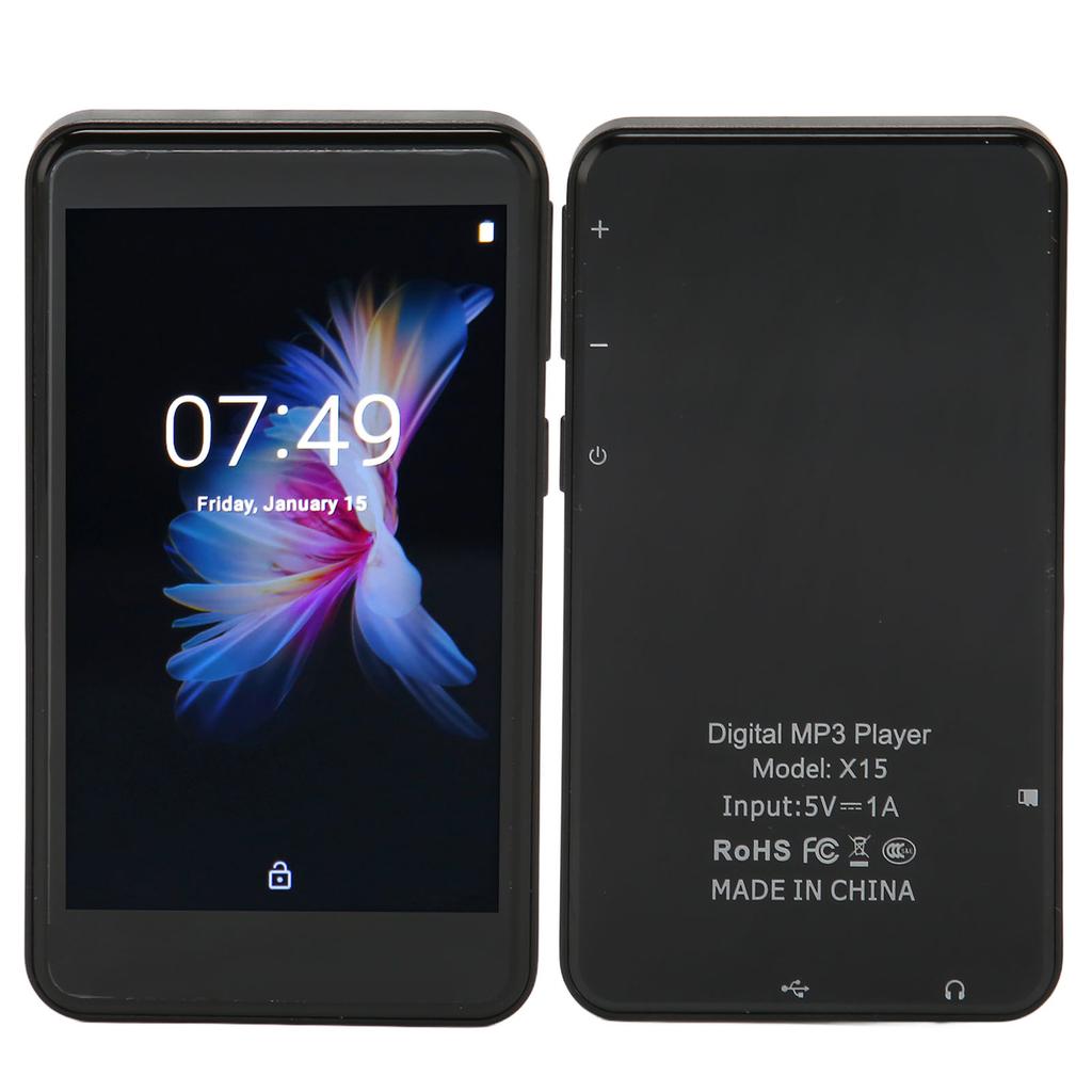   5.0 MP3 Player 3.6 Inch   Smart Noise Canceling Lossless Sound WiFi Music Player with Memory Card