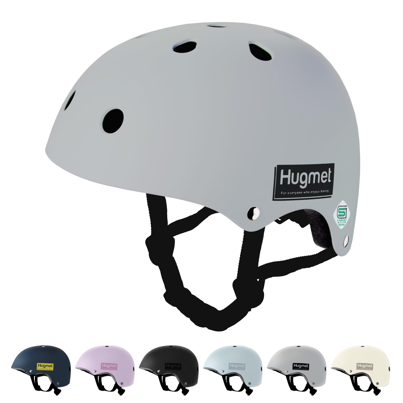 

Hugmet Bicycle Helmet Standard Certification Kids Helmet for Elementary School Junior High School Mandatory Subsidy Eligible [SG Mark] Students,