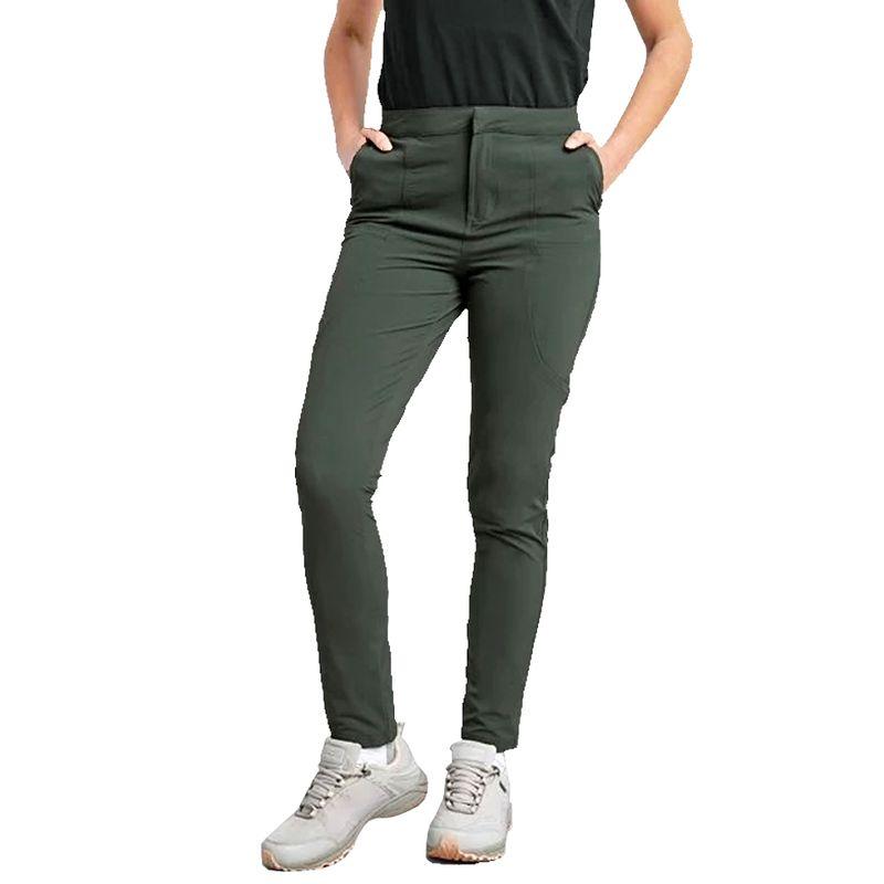 

European and American Single Extra Large Women s Spring and Summer High Waist Business Quick-Drying Four-Sided Stretch Sports Tapered Casual Pants 592 Army Green 18(Suggested 82.50 kg-90.00 kg)