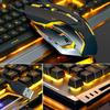 USB Wired Mechanical Gaming Keyboard and Mouse Combo Ergonomic Keyboard Mouse for PC Laptop Computer Gaming Accessories