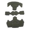 Helmet Padding Kit Memory Foam Pad Protective Mat Universal Motorcycle Bike Bicycle Cushions Waterproof OD Green