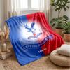 Couverture Flottante en Flanelle Imprimée Football Crystal Palace, Couverture Jetée Douce Chaude Légère pour Canapé Lit Camping