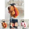 Cute Graduation Cap Capybara Stuffed Animal Bag Charm For Throwing Graduation Season