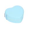 Heart-Shaped Travel Jewelry Storage Box - Necklace, Earrings & Rings Organizer, Light Luxury Style, Zipper Bag