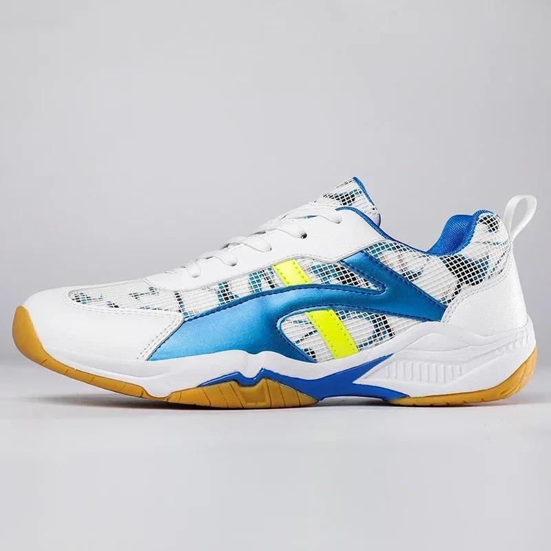 

2025 Women Men Pickleball Shoes Court Tennis Sport Badminton Shoes Women Gym Walking Sneakers Mesh Breathable Man Tennis Shoes 46