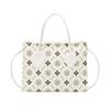 Embossed tote bag women's bag new women's trend fashion shoulder bag simple casual messenger handbag