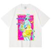 230 Gsm 100% Cotton Cyberpunk Edgerunners V6 Rebecca Print Unisex Heavy Cotton T Shirt