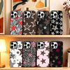 Leopard Print C-Cherry Star  Phone Case For iPhone 17,16,15,14,13,12,11 Plus,Pro Max,XS,Colorful Silver Phone Case Funda Cover