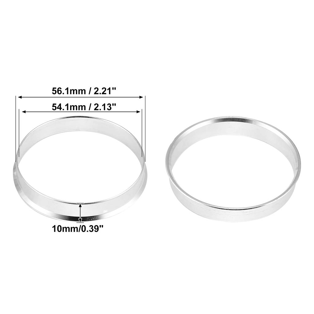 X AUTOHAUX Hub Ring 56.1 To 54.1 Hub Centric Ring Hub Center Ring HUB