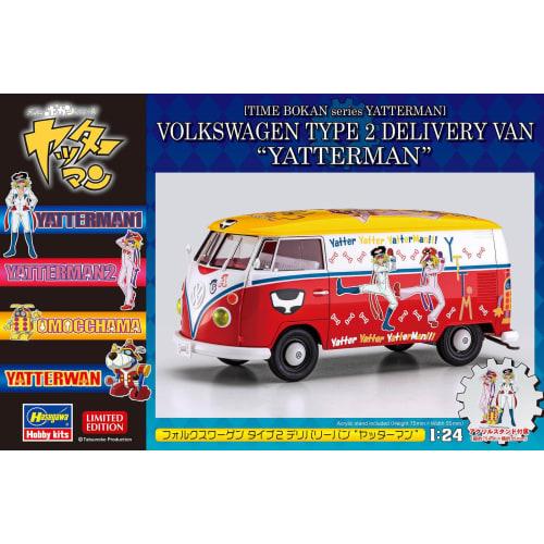 Hasegawa 1/24 Scale Time Bokan Series Yatterman Volkswagen Type 2 Delivery Van Yatterman Plastic Model SP613 (Car)