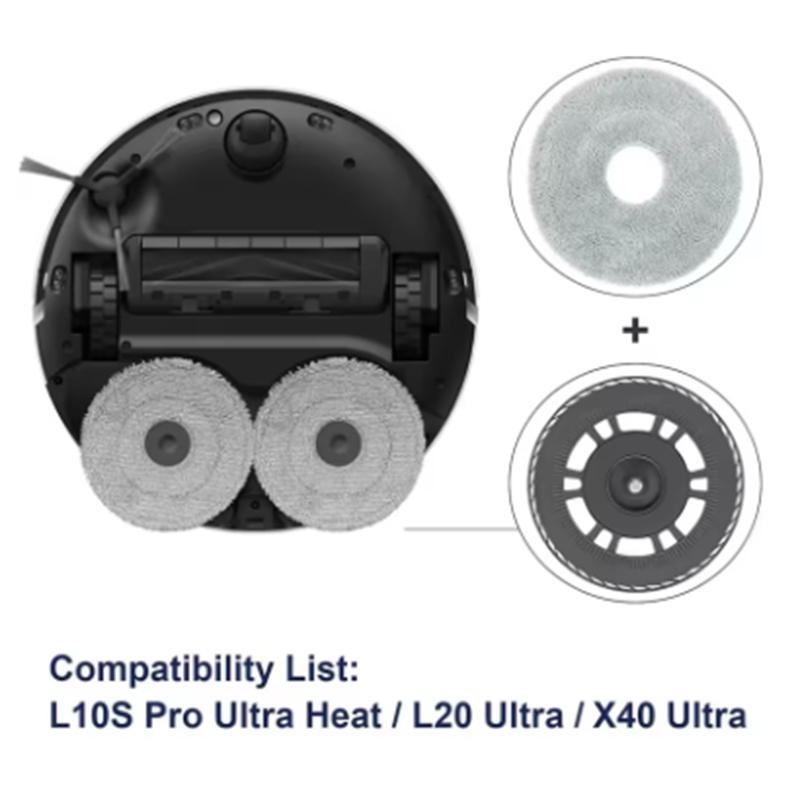 Original Wischmopp-Schale für dreame L20 Ultra/L30 Ultra/X40 Ultra/X30 Master One Wischmopp-Schale Wischhalter Halterung Ersatzzubehörteile