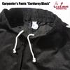 Cookman Carpenter's Pants Painter Pants - Corduroy Black (Size M)