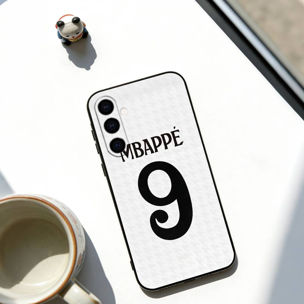 Kylian Mbappe Phone Case For Samsung Galaxy A73,A72,A71,A70,A53,A52,A51,Soft Black Cover