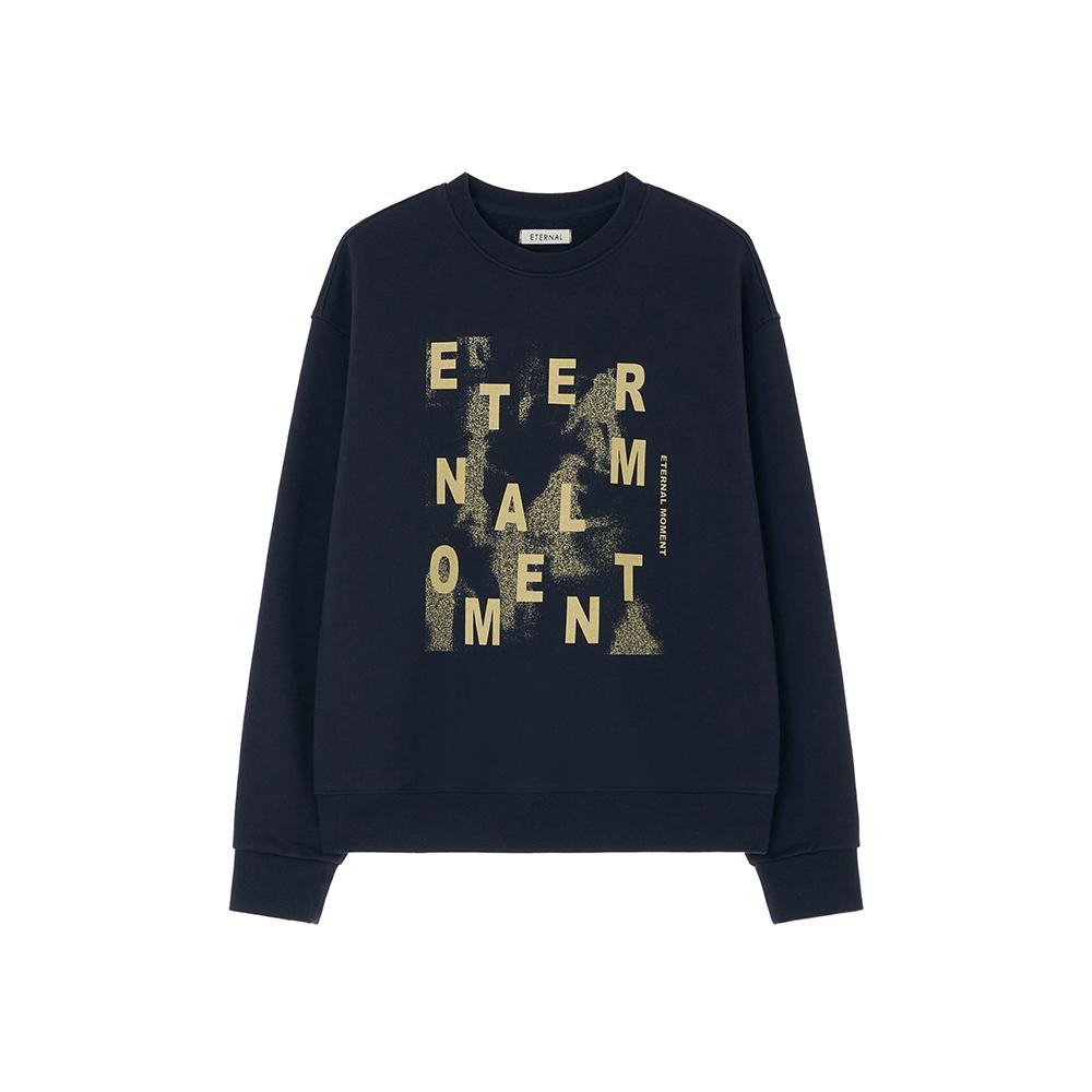 Iteoneolmomeonteu Moment Sweatshirt - Navy