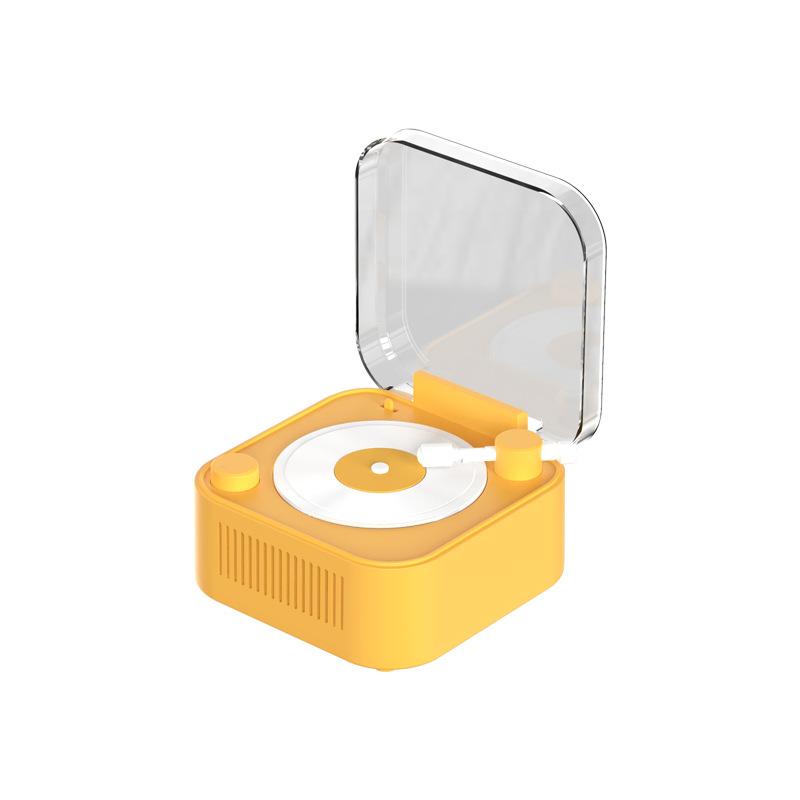 

Новый винтажный проигрыватель, беспроводной Bluetooth-динамик, портативный мини-плеер с вставкой карт, настольный креативный подарок для украшения