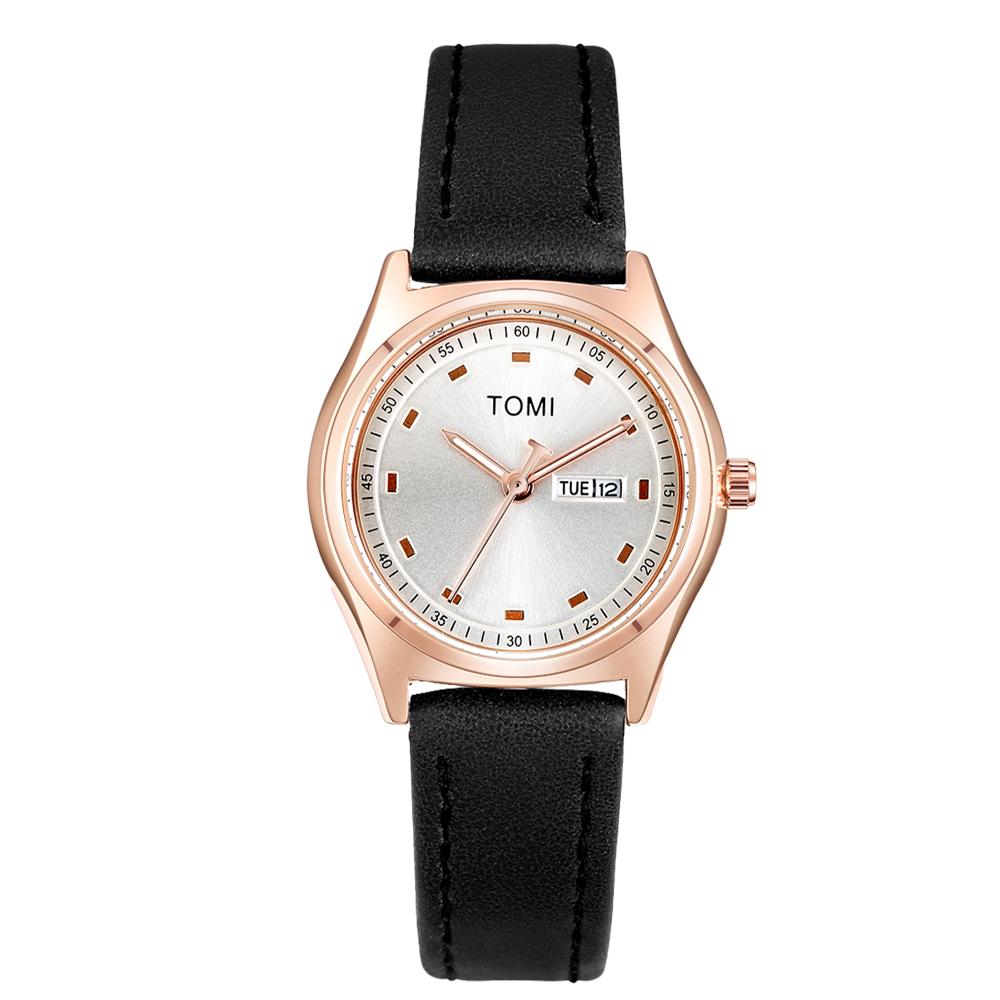 Luxury Women s Watch Simple and Fashionable Business Women s Quartz Watch Leather Casual Quartz Watch Clock Gift