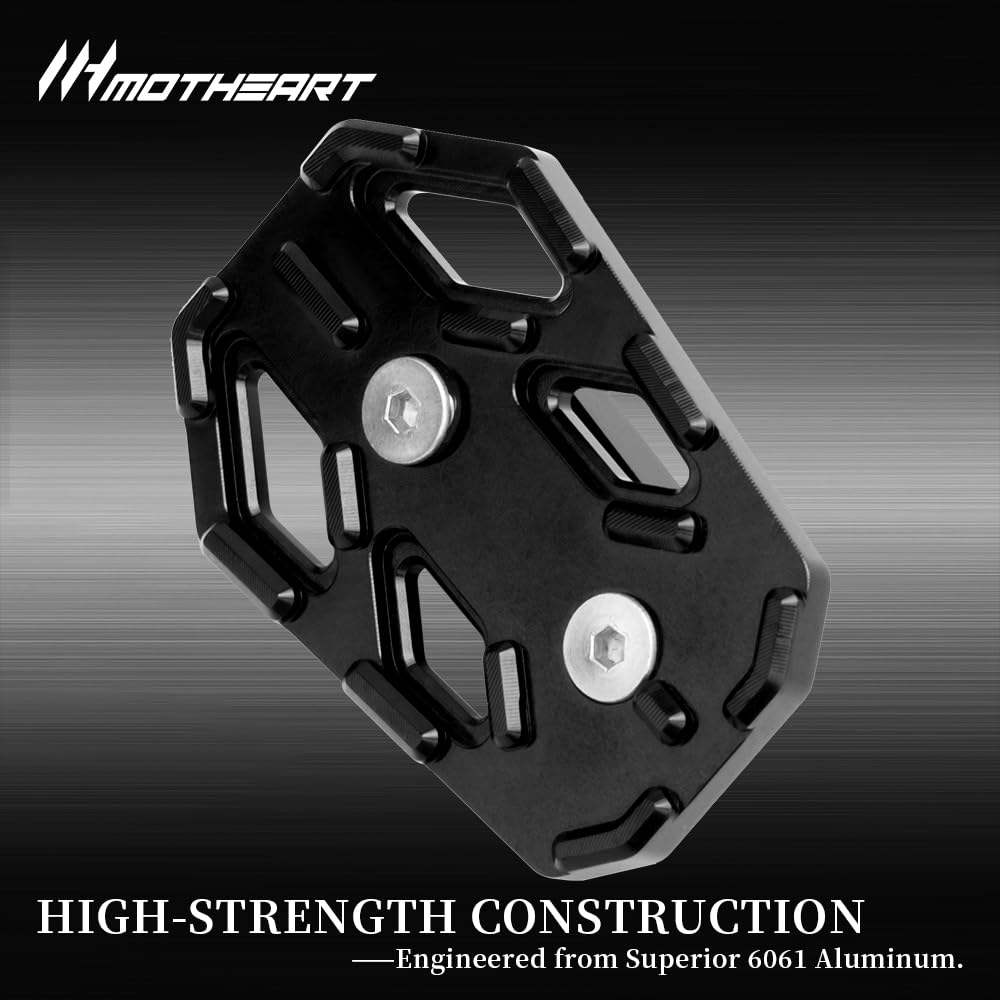 MotHeart Motorcycle Brake Pedal Extensions for NX500/NX400/MSX 125 GROM/CB500X/CB500F/CBR 500R/CB400F/CB400X/CBR 400R Improved Comfort and
