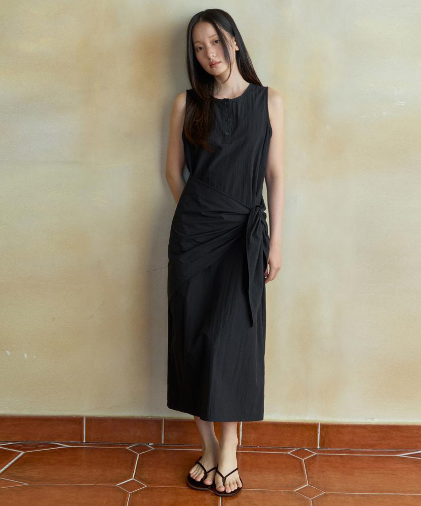 Wednesday Oasis For Woman Pure Henry Wrap Dress_Black(Wb6Op02)