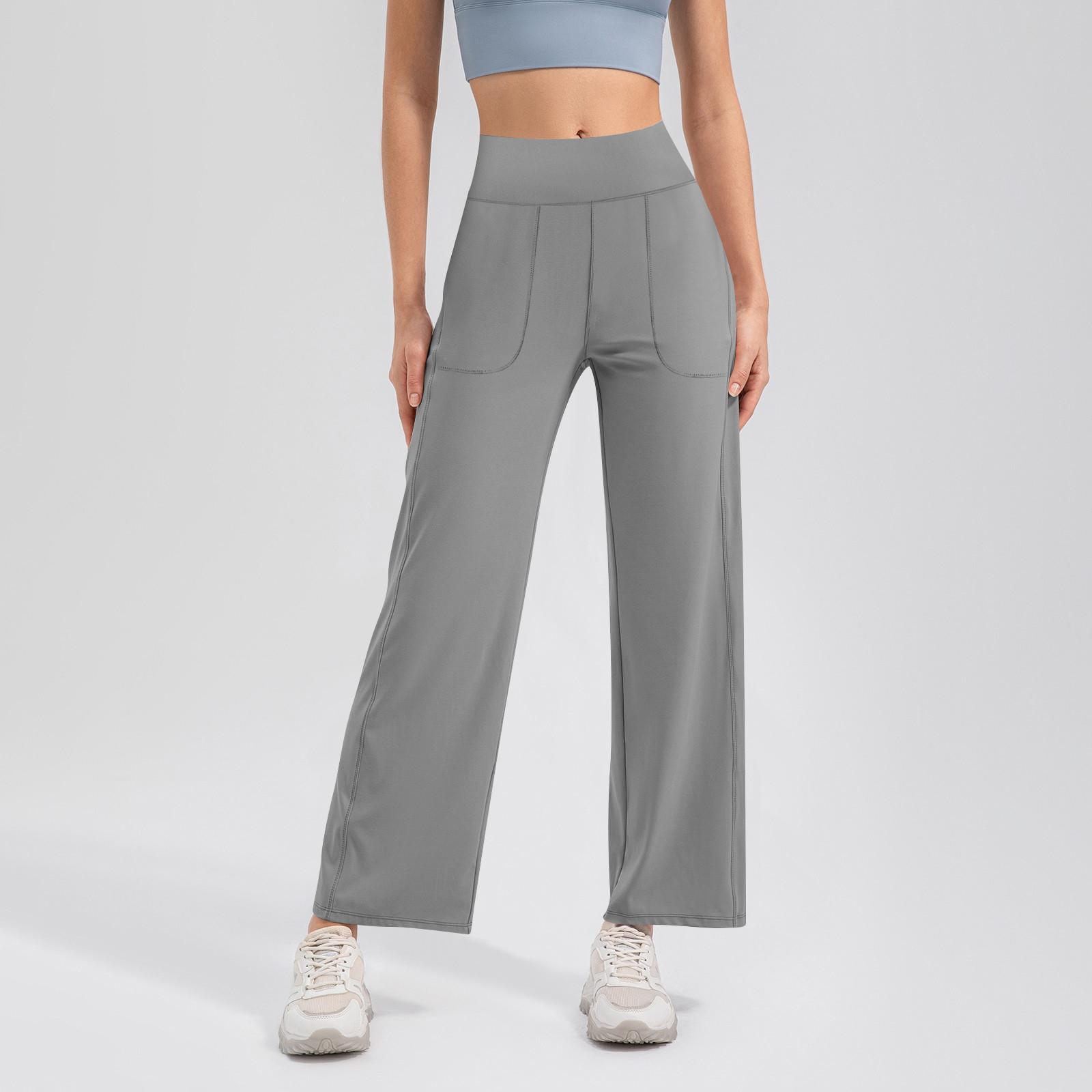 

Женские брюки с высокой талией для контроля живота, спортивные тренировки, бег, йога, тренажерный зал, танцевальные брюки XL