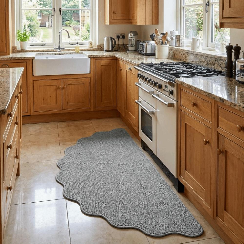 Non-Slip Entrance Door Mat Irregular Welcome Mat Modern Home Decor Dirt Trapping Mat Front Door