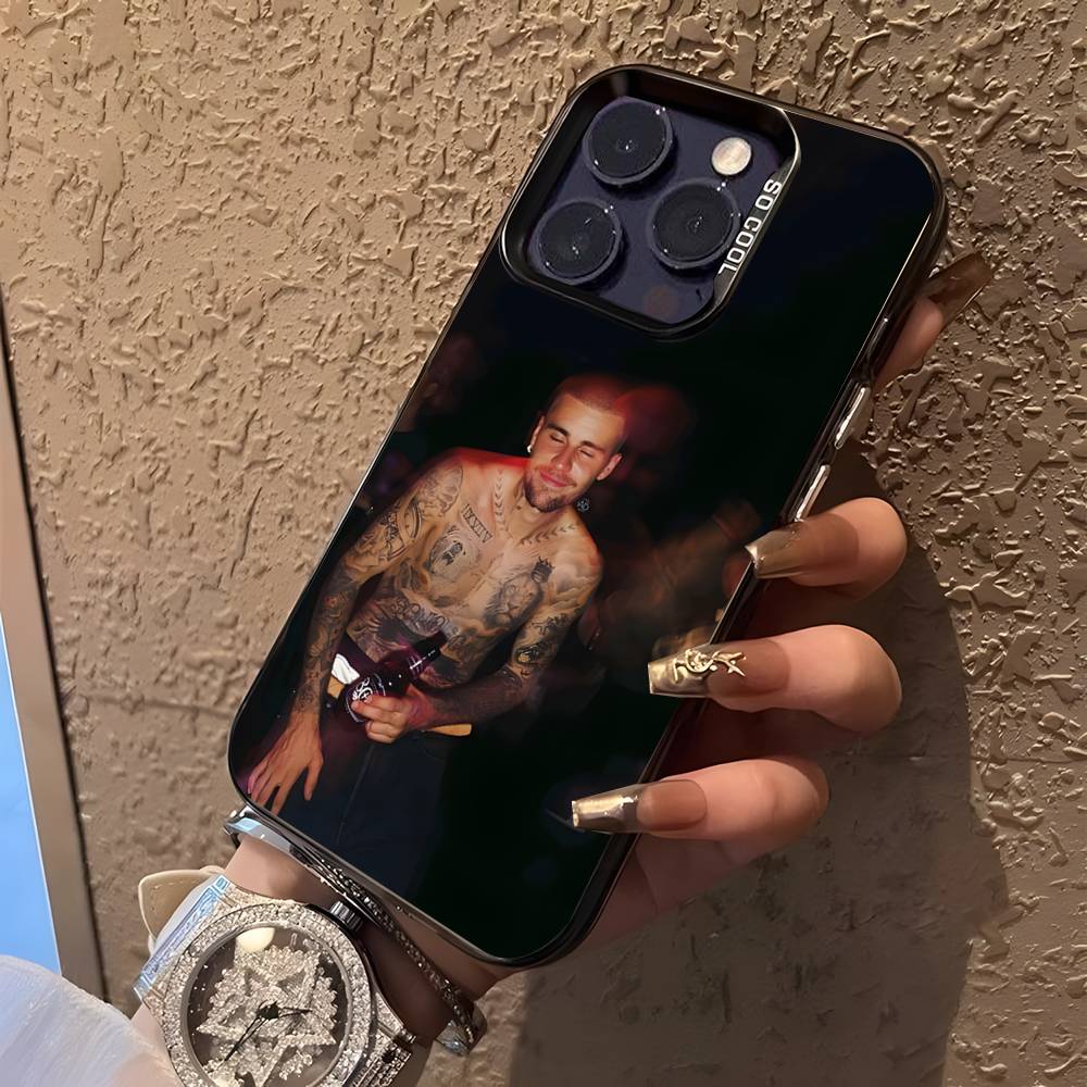 

SWAG J-Justin B-Bieber Для Чорної Матової Обкладинки Candy iPhone 17,16,15,14,13,12,11,Mini,Pro,E,SE4,XS,MAX iPhone17