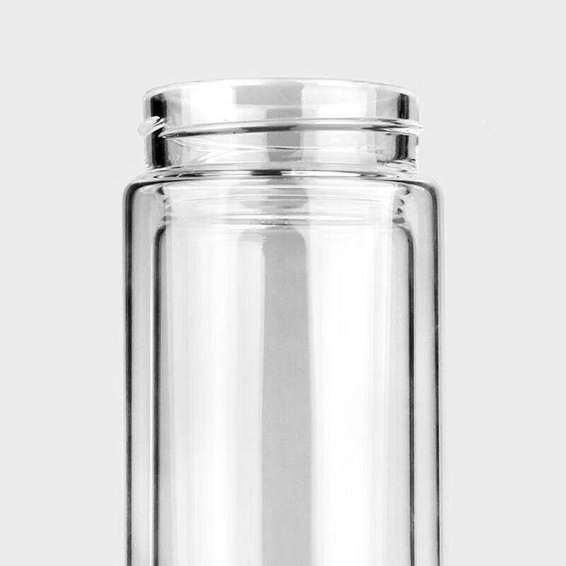 THERMOS 300ml Double-Layer Tea Infuser Glass Mug