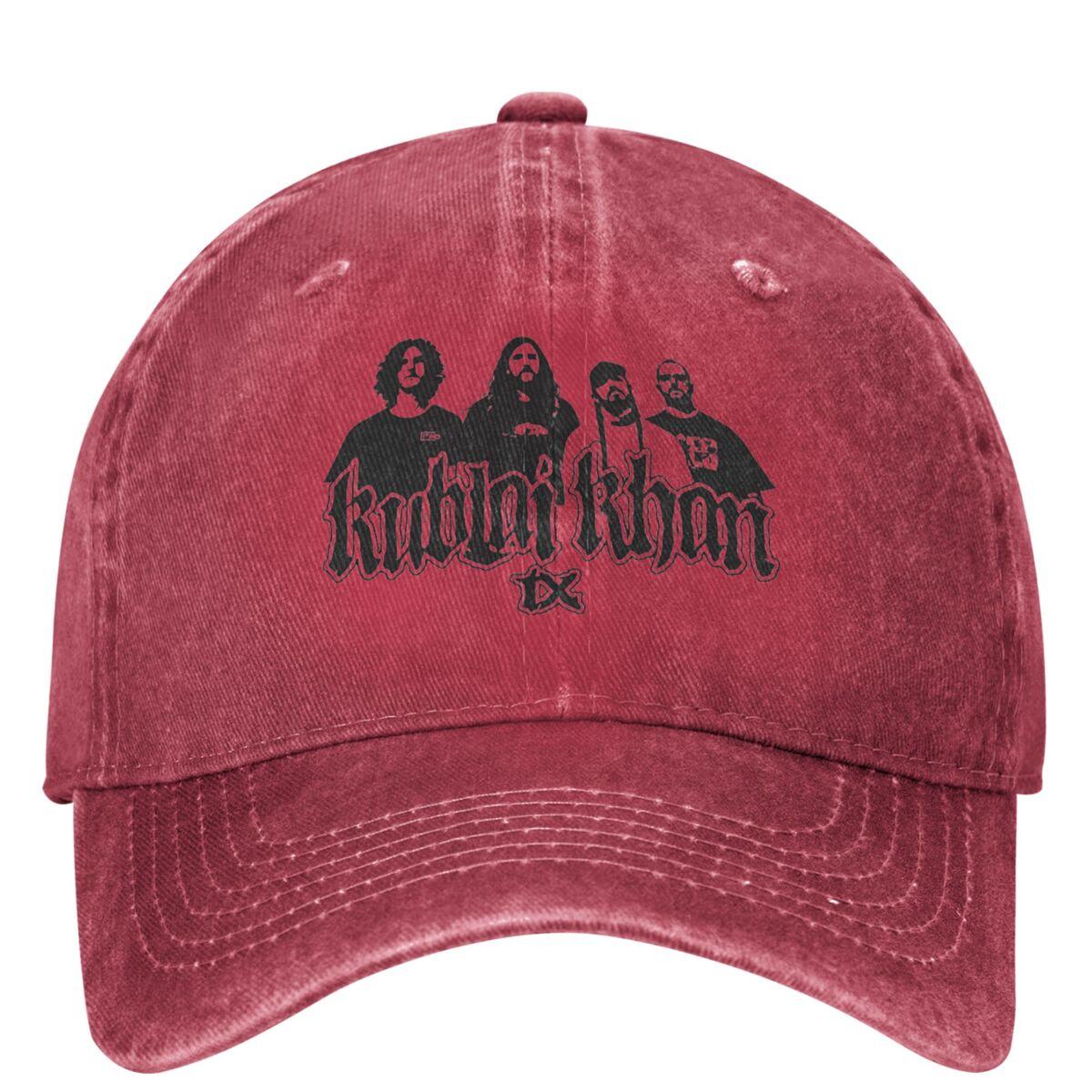 

Kublai Khan TX Casual Baseball Cap Spring Music Band Trucker Hat Sunscreen Tennis Skate Hip Hop Hats Men Baseball Caps One Size