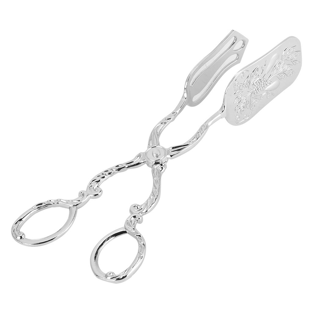 Vintage Food Clip Zinc Alloy Bread Tongs Buffet Party Catering Serving Tongs Kitchen Tableware