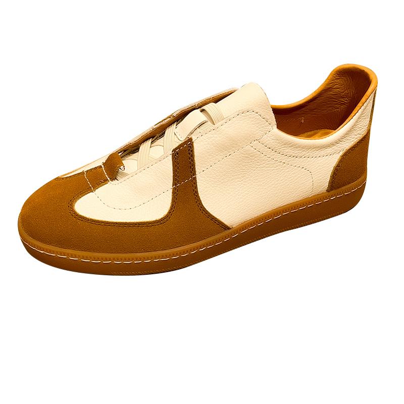 Fashion Genuine Leather Casual Shoes Men's Lace Up Oxford Shoes Outdoor Jogging Shoes Leisure Walk Man Tenis Masculino Simple Sneakers