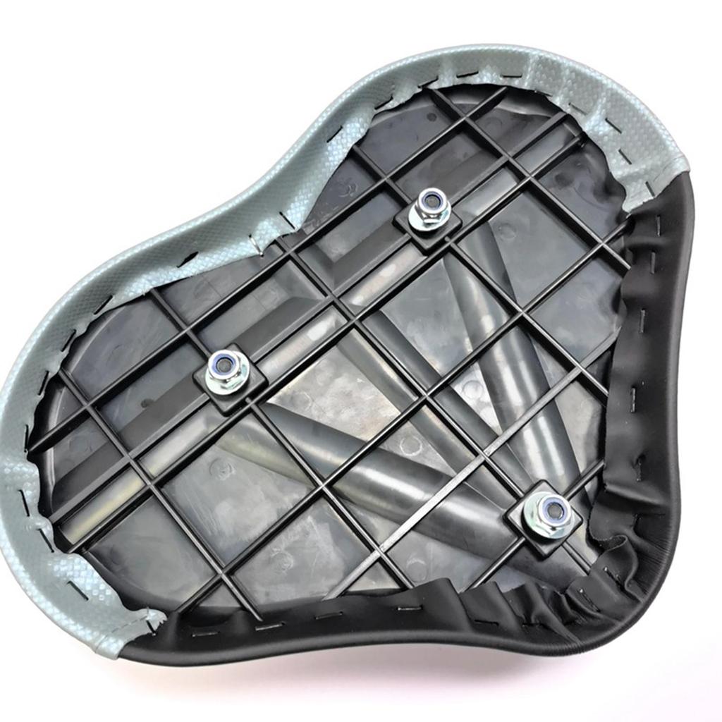 Comfort Bike Seat, Wide Bicycle Saddle, Soft Padded Exercise Saddle Cushion for Indoor/Outdoor
