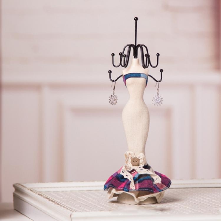Delicate Jewelry Stand Shelves Chic Jewelry Tower Rack Fashionable Model Holder