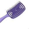 Detangle Hairbrush Blow Hair Detangler Curved Vented Styling Brush Scalp Massage Comb for