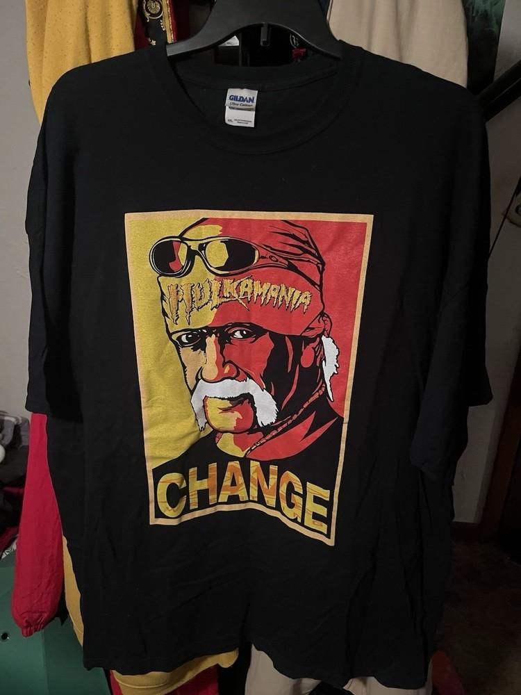 

Rare Hulk Hogan Change Shirt Unisex Concert S to 5XL EL802 Unisex T-Shirt XXXXL