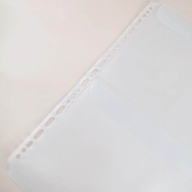 4 Rings Binder Letter Size Binder Folder Expanding Document Organizers Clear PVC Binder Pocket with Pre-Punched Holes