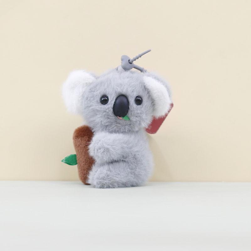 

Koala Cartoon Cute Plush Keychain Doll With Short Plush Material Bag Decor Gift