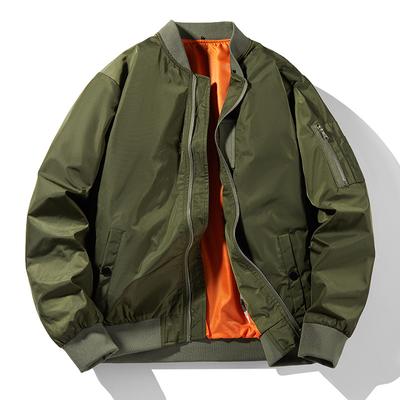 Herbstmode Fluganzug Herren Baseballuniform Militär Fliegerjacke Arbeitsjacke Trendy Top