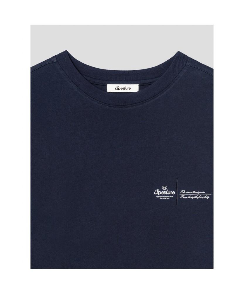 Diaepeocheo Apeature Graphic Boxy Tshirt Navy (Ta5742A16R)