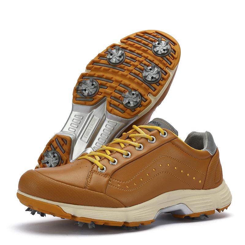 Brand THESTRON Size US 7-15 Pro Golf Shoes For Men Women With Spike Breathable Anti-Slip Outdoor Golfer Sneakers