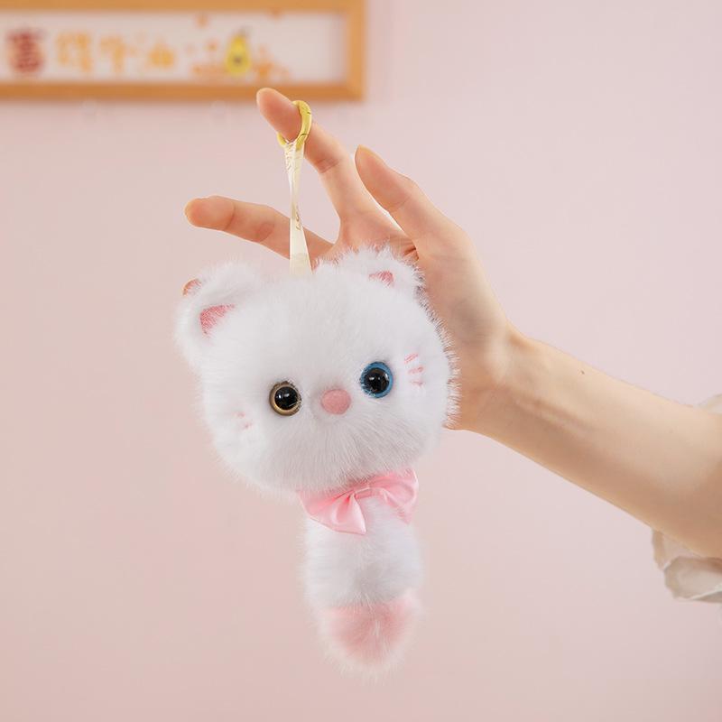 Cute Long-eared Rabbit Plush Pendant Cartoon Alpaca Doll Girl Bag Hanging Ornament Boutique Keychain